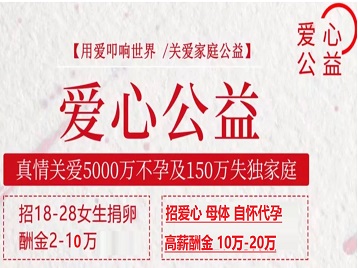 乐都捐卵助孕生子 爱心志愿者招募